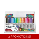 Sharpie Permanent Marker Fine Pac 20co..