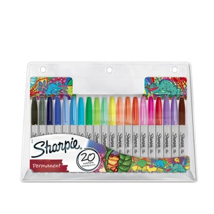 Sharpie Permanent Marker Fine Pac 20color