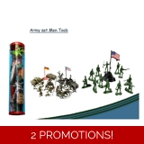 Army Set Toys Tubes