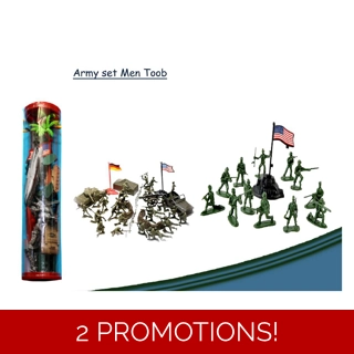 Army Set Toys Tubes