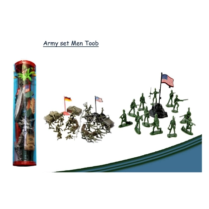 Army Set Toys Tubes