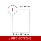 Sticker label FIS A4 210x297mm