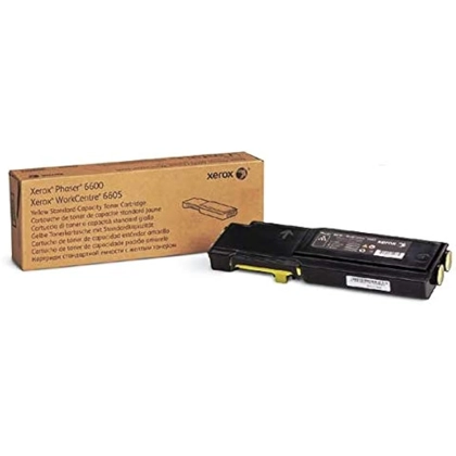 Xerox 106R02251 Standard Capacity Yellow Toner Cartridge for Phaser 6600 / WorkCentre 6605 Xerox 106R02251 Standard Capacity Yellow Toner Cartridge for Phaser 6600 / WorkCentre 6605