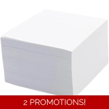 Paper block 9x9x9cm white