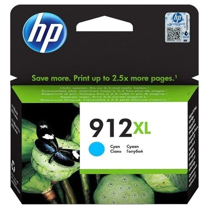 HP 912XL High Yield Cyan Original Ink Cartridge