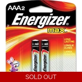 BATTERY ENERGIZER AAA 1X2