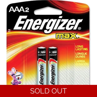 BATTERY ENERGIZER AAA 1X2