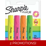 Sharpie Fluo XL Highlighters 4 Color