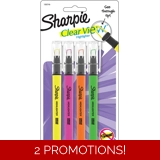 Sharpie Clear View Highlighter Stick 4..