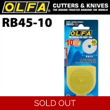 Olfa Rotary OL-RB45-10 Spare Blade 45m..