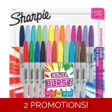 Sharpie Permanent Markers, Color Burst..