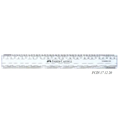 Transparent Scale (Ruler) 30cm
