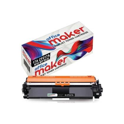 Office Maker 17A CF217A Black LaserJet Toner Cartridge