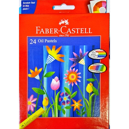Oil pastel fabercastel 24 color
