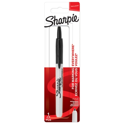 Sharpie P.Marker retractable BK Bls=1Pc