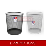 Waste Bin (Dust Bin) Metal Mesh Black/..