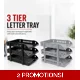 3-Tier Desktop Letter Tray Organiz..