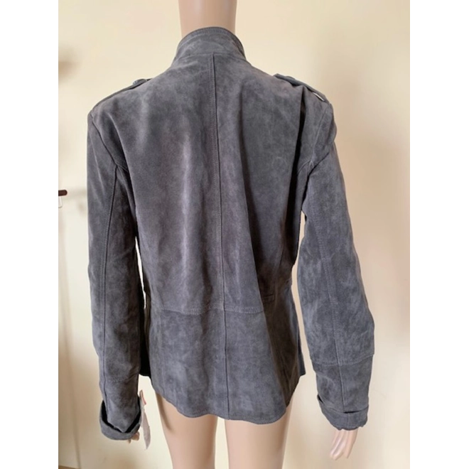 Additional Image for Kiabi grey leather jacket new, XL