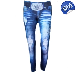 Bejeweled by Susan fixel Leggings with real svarowski