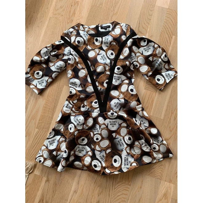 Additional Image for Mochino style dress with bears