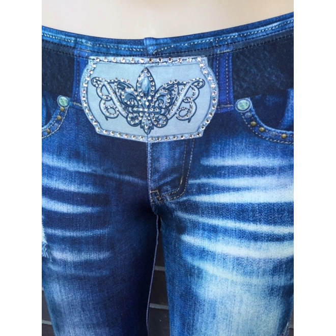Additional Image for Bejeweled by Susan fixel Leggings with real svarowski