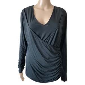 Black blouse, L