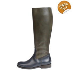 LEONARDO PRINCIPI Leather Knee High Boots EU36