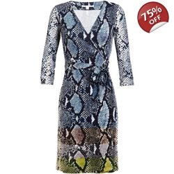 Diane Von Furstenberg 'New Julian Two' dress snake print