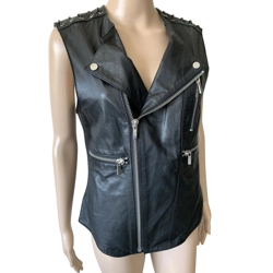By Danie leaher biker vest