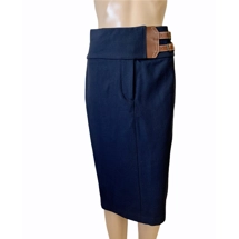 Ralph Lauren wool blue midi ..