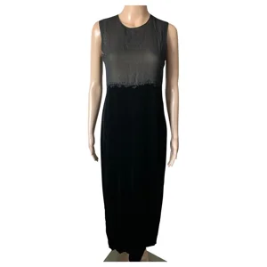 Dkny silk maxi dress