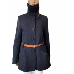 Bruuns Bazaar wool black coat