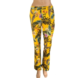 Liu Jo Milano yellow flowered pants IT42