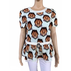 3D blouse with lions
