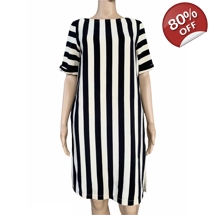 Bcbgmaxazria striped dr..
