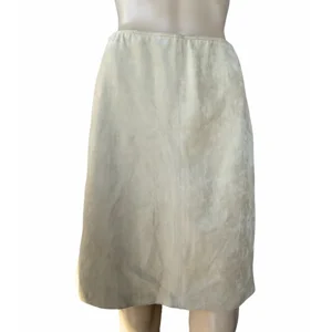Marc Cain PU suede leather skirt