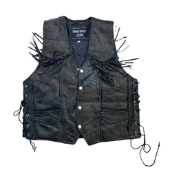 Handmade Italian Stone Design biker vest