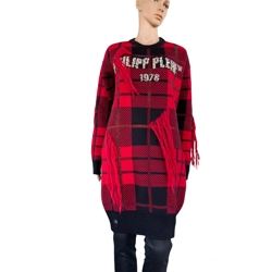 Philipp Plein tartan sweater , handmade embllished