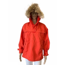 80s Hanco Anorak red vintage jacket XS