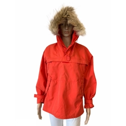 80s Hanco Anorak red vintage jacket XS