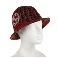 Red wool Gucci Fedora hat , M, unisex