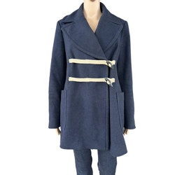 Pietro Filipi blue coat wool coat RRP 270eur
