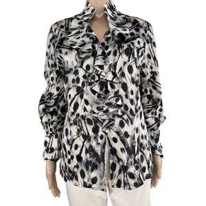 ST.John vintage silk blouse, US8 size