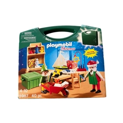 Playmobil Santa's Workshop Carrying Case Playset, 5987