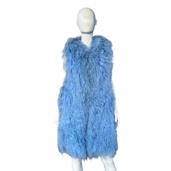 Real llama  fur vest XS