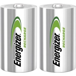 2 Energizer D D2 NH50 Rechargeable NiMH 2500mAh 1.2V Batteries