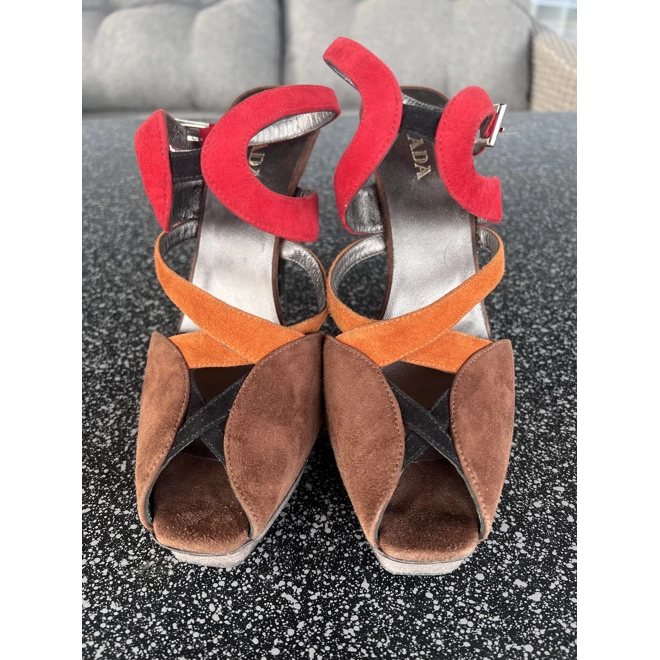 Additional Image for Prada suede sandals, 38,5