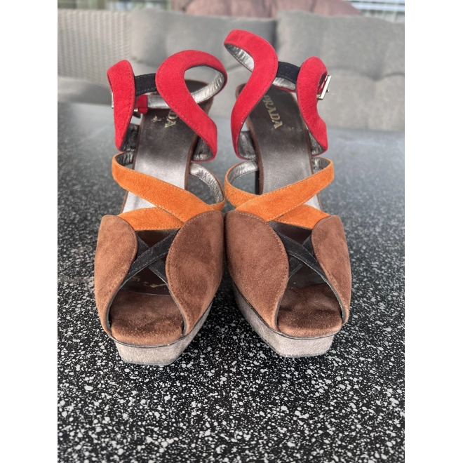 Additional Image for Prada suede sandals, 38,5