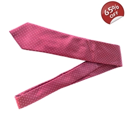 Lanvin silk tie polka dot