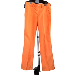 LINDEBERG Men's Slim Fit Orange Pants, size W32